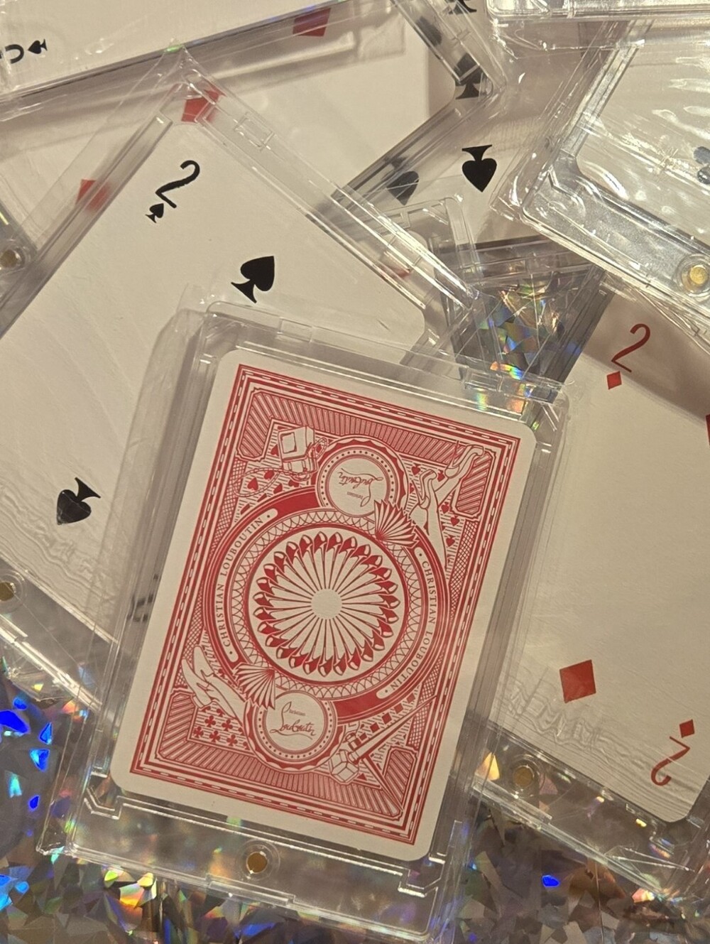 Christian Louboutin Limited Edition Playing Card RARE, 1 Card Each, Red Backing